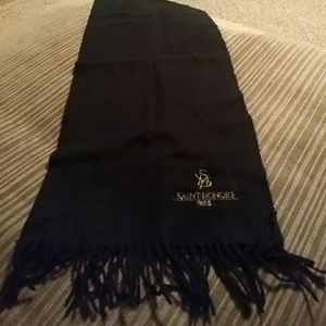 Vintage Saint-Honore Paris cashmere scarf